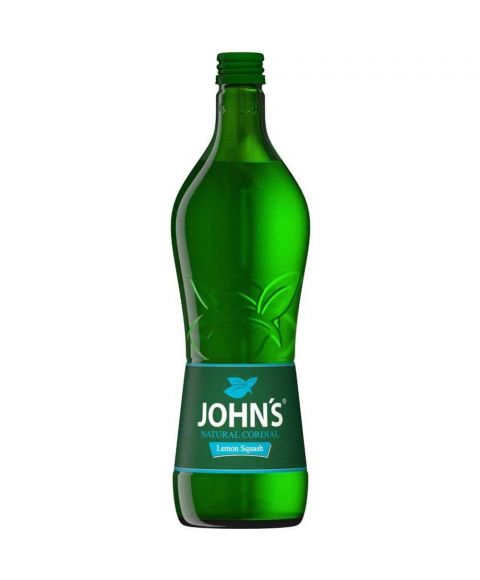 Johns Sirup gepresste Limette in 0,7l Glasflasche