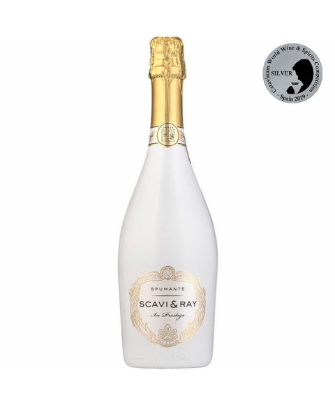 SCAVI & RAY Ice Prestige Schaumwein in der weiß-goldenen 750 ml Flasche