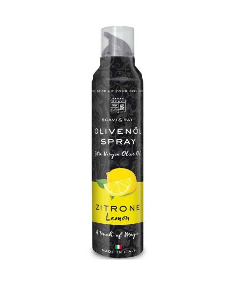 SCAVI & RAY Olivenöl mit Zitronen Geschmack in 200ml Sprühflasche